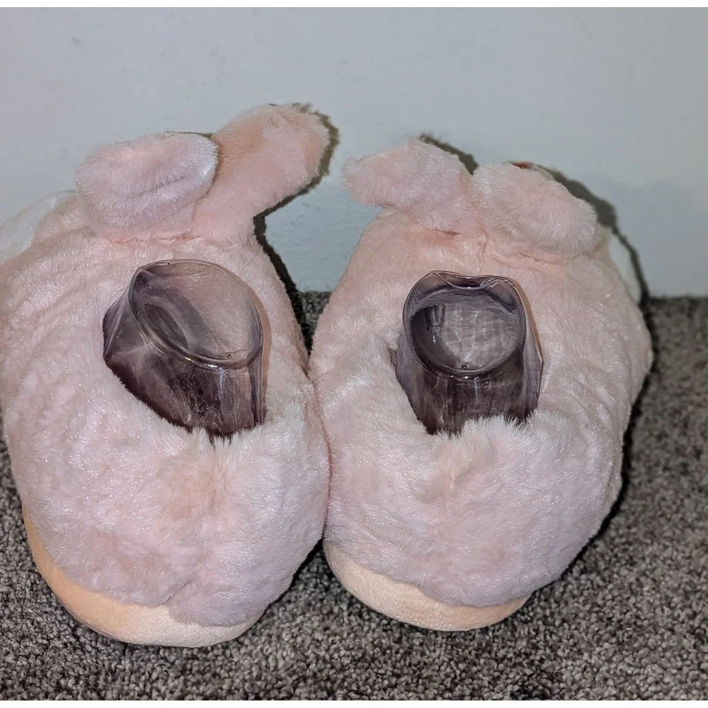 Bunny Slippers Plush Animal Slippers‎ Cute Rabbit Slippers Size 5-6 NEW